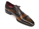 Paul Parkman (FREE Shipping) Men's Captoe Oxfords Camel & Olive Shoes (ID