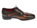 Paul Parkman (FREE Shipping) Men's Captoe Oxfords Camel & Olive Shoes (ID