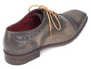 Paul Parkman (FREE Shipping) Men's Captoe Oxfords Gray (ID