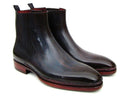 Paul Parkman (FREE Shipping) Men's Chelsea Boots Navy & Bordeaux (ID