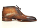 Paul Parkman (FREE Shipping) Men's Chukka Boots Brown & Camel (ID