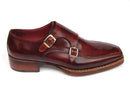 Paul Parkman (FREE Shipping) Men's Double Monkstrap Goodyear Welted Shoes (ID