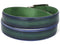 Paul Parkman (FREE Shipping) Men's Leather Belt Dual Tone Blue & Green (ID#B01-BLU-GRN) PAUL PARKMAN
