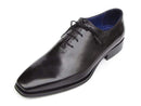 Paul Parkman (FREE Shipping) Men's Plain Toe Oxfords Whole-cut Black (ID