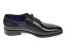 Paul Parkman (FREE Shipping) Men's Plain Toe Oxfords Whole-cut Black (ID