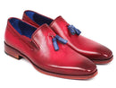 Paul Parkman (FREE Shipping) Men's Tassel Loafers Burgundy (ID