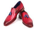 Paul Parkman (FREE Shipping) Men's Tassel Loafers Burgundy (ID