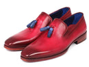 Paul Parkman (FREE Shipping) Men's Tassel Loafers Burgundy (ID