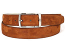 Paul Parkman (FREE Shipping) Men's Tobacco Suede Belt (ID