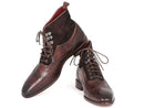Paul Parkman (FREE Shipping) Men's Wingtip Boots Brown Suede & Calfskin (ID