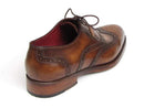 Paul Parkman (FREE Shipping) Men's Wingtip Oxford Goodyear Welted Tobacco (ID