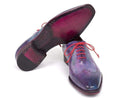 Paul Parkman (FREE Shipping) Men's Wingtip Oxfords Goodyear Welted Purple (ID