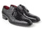 Paul Parkman (FREE Shipping) Men's Black Genuine Crocodile Derby Shoes (ID#55W77-BLK)-'--JadeMoghul Inc.