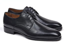 Paul Parkman (FREE Shipping) Men's Black Leather Derby Shoes (ID