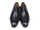 Paul Parkman (FREE Shipping) Men's Black Leather Derby Shoes (ID