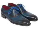 Paul Parkman (FREE Shipping) Men's Blue & Navy Medallion Toe Oxfords (ID