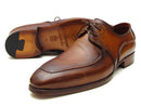 Paul Parkman (FREE Shipping) Men's Brown Derby Dress Shoes For Men (ID