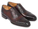 Paul Parkman (FREE Shipping) Men's Brown Genuine Crocodile & Calfskin Oxfords (ID