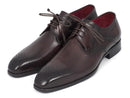 Paul Parkman (FREE Shipping) Men's Brown Medallion Toe Derby Shoes (ID