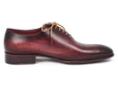 Paul Parkman (FREE Shipping) Men's Burgundy Wholecut Plain Toe Oxfords (ID