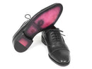 Paul Parkman (FREE Shipping) Men's Captoe Oxfords Black (ID