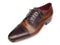 Paul Parkman (FREE Shipping) Men's Captoe Oxfords Brown Hand Painted Shoes (ID#5032-BRW)-'--JadeMoghul Inc.
