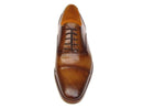 Paul Parkman (FREE Shipping) Men's Captoe Oxfords Brown Leather (ID