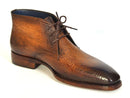 Paul Parkman (FREE Shipping) Men's Chukka Boots Brown & Camel (ID