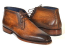 Paul Parkman (FREE Shipping) Men's Chukka Boots Brown & Camel (ID