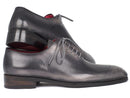 Paul Parkman (FREE Shipping) Men's Gray & Black Wholecut Oxfords (ID