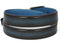 Paul Parkman (FREE Shipping) Men's Leather Belt Dual Tone Brown & Blue (ID