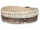 Paul Parkman (FREE Shipping) Men's Natural Genuine Python (snakeskin) Belt (ID