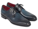 Paul Parkman (FREE Shipping) Men's Navy & Blue Medallion Toe Derby Shoes (ID