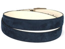 Paul Parkman (FREE Shipping) Men's Navy Suede Belt (ID