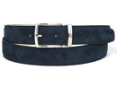 Paul Parkman (FREE Shipping) Men's Navy Suede Belt (ID