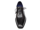 Paul Parkman (FREE Shipping) Men's Plain Toe Oxfords Whole-cut Black (ID