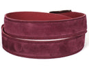 Paul Parkman (FREE Shipping) Men's Purple Suede Belt (ID