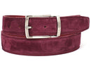 Paul Parkman (FREE Shipping) Men's Purple Suede Belt (ID