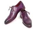 Paul Parkman (FREE Shipping) Men's Purple Wingtip Oxfords (ID