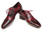 Paul Parkman (FREE Shipping) Men's Side Handsewn Captoe Oxfords - Red / Bordeaux Leather Upper and Leather Sole (ID#5032-BRD)-'--JadeMoghul Inc.
