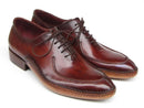 Paul Parkman (FREE Shipping) Men's Side Handsewn Split-toe Burgundy Oxfords (ID