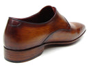 Paul Parkman (FREE Shipping) Men's Single Monkstraps Brown Leather (ID