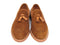 Paul Parkman (FREE Shipping) Men's Tassel Loafers Tobacco Suede Shoes (ID