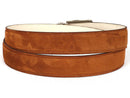 Paul Parkman (FREE Shipping) Men's Tobacco Suede Belt (ID