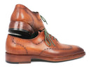 Paul Parkman (FREE Shipping) Men's Wingtip Oxford Goodyear Welted Camel Brown (ID