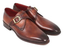 Paul Parkman (FREE Shipping) Monkstrap Dress Shoes Brown & Camel (ID