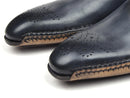 Paul Parkman (FREE Shipping) Opanka Construction Oxfords Anthracite Gray (ID