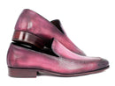 Paul Parkman (FREE Shipping) Perforated Leather Loafers Purple (ID