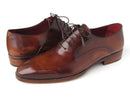 Paul Parkman (FREE Shipping) Plain Toe Brown Calfskin Oxfords (ID