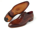 Paul Parkman (FREE Shipping) Plain Toe Brown Calfskin Oxfords (ID